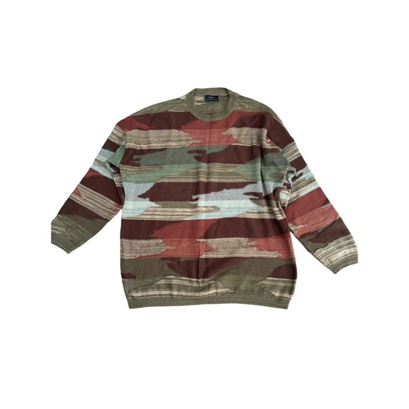 ZARA‎ Mens Patterned Sweater Jacquard Jumper PULLOVER L - Picture 2 of 4